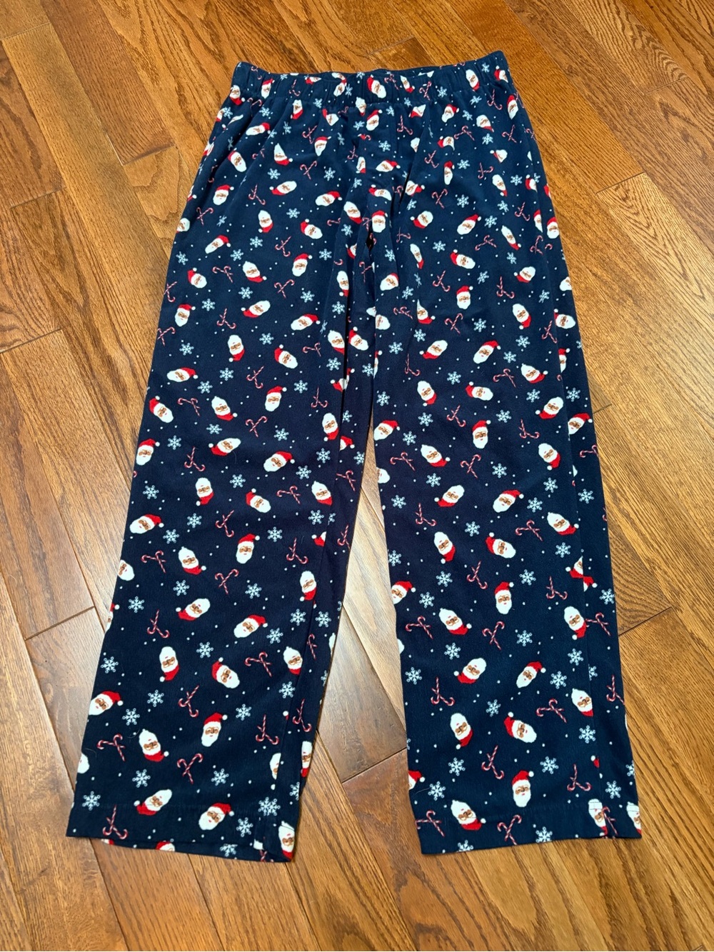 Wondershop Navy Santa & Candy Cane Men’s Pajama Pants Size L